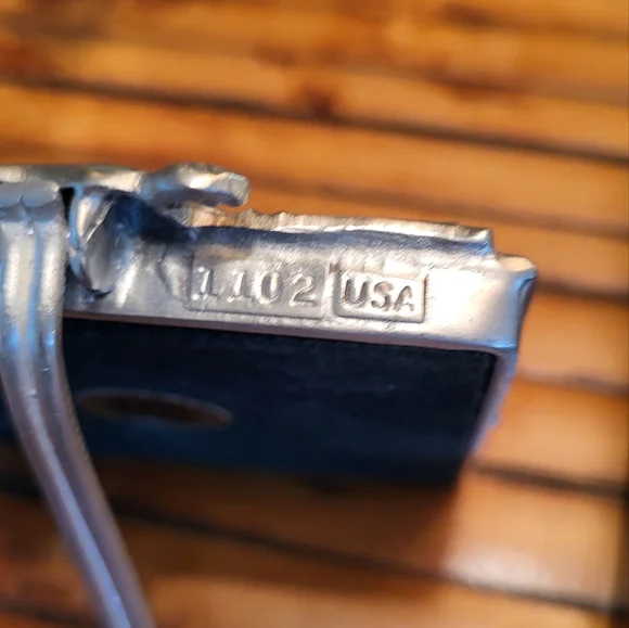 $100. Sterling Silver & Pewter Picture Frame - Picture 3 of 5